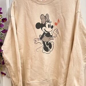 Disney Cream Minnie Mouse Pullover